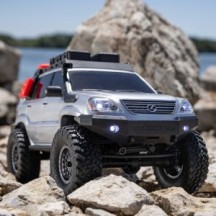 Axial Racing 1/24 SCX24 Lexus GX 470 4X4 Rock Crawler RTR Silver AXI-1532T2