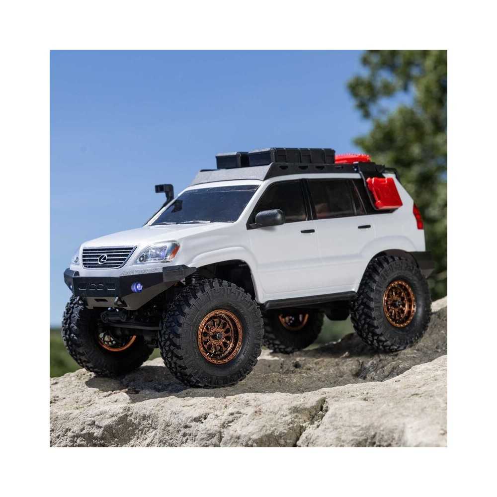 Axial Racing 1/24 SCX24 Lexus GX 470 4X4 Rock Crawler RTR White AXI-1532T1 Axial Racing 1/24 SCX24 Lexus GX 470 4X4 Rock Crawler RTR White AXI-1532T1