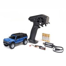 Crawler RC eléctrico 1/30 Axial Racing SCX30 Ford Bronco 4X4 RTR azul AXI-2048T1