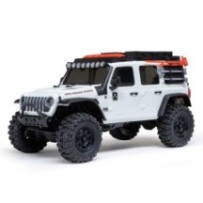 Crawler RC eléctrico 1/30 Axial Racing SCX30 Jeep Wrangler JLU 4X4 RTR White AXI-2261T2