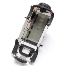 Crawler RC eléctrico 1/30 Axial Racing SCX30 Jeep Wrangler JLU 4X4 RTR White AXI-2261T2