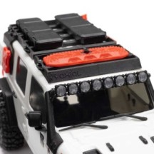 Crawler RC eléctrico 1/30 Axial Racing SCX30 Jeep Wrangler JLU 4X4 RTR White AXI-2261T2