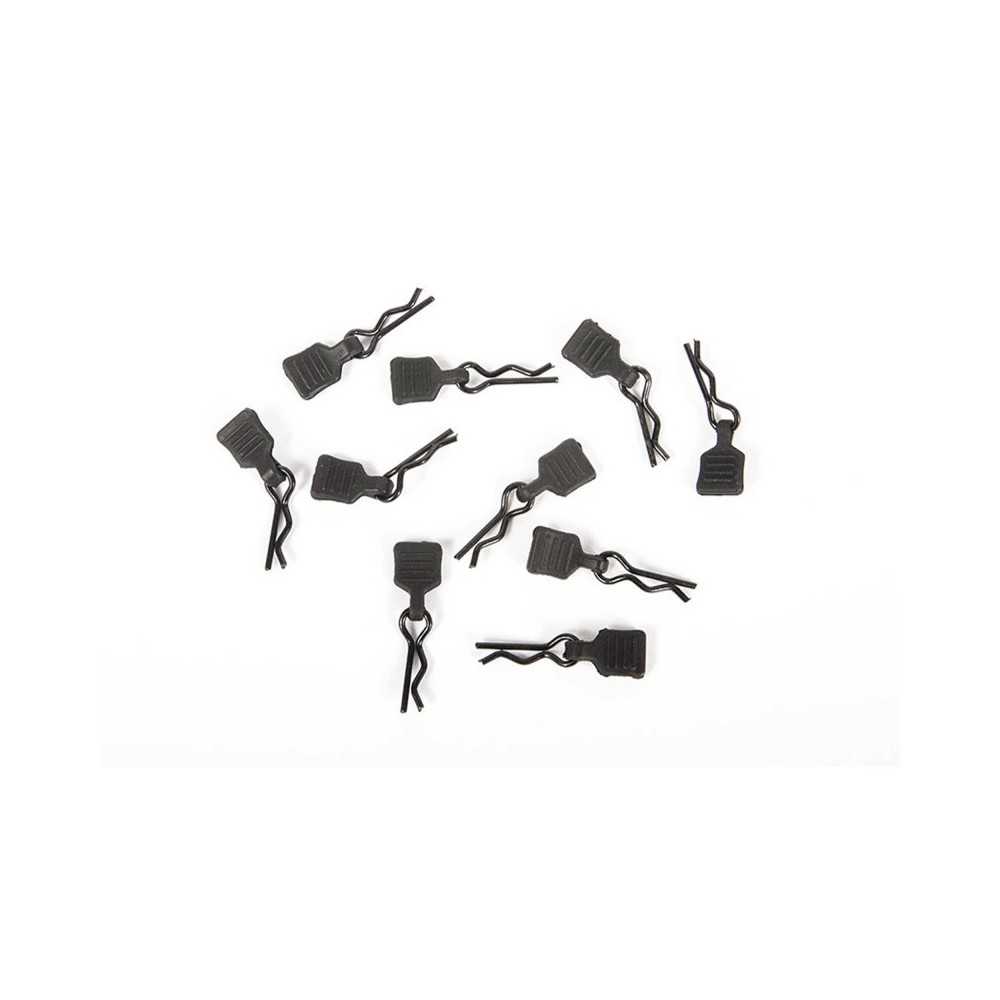 Axial Racing 3mm Body Clip with Tab Black 10 AXI206000