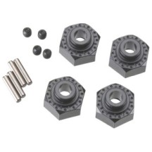 Axial Racing Aluminum Hex Hub 12mm Black 4 AXIC0429