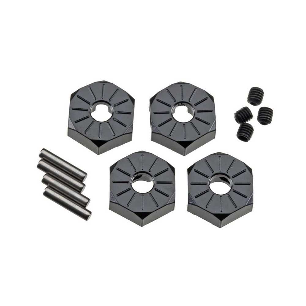 Axial Racing Aluminum Hub Narrow 12mm Black 4 AXIC3042 Axial Racing Aluminum Hub Narrow 12mm Black 4 AXIC3042