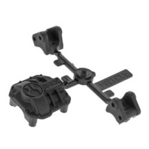 Axial Racing AR44 Diff Cover & Link Mounts Black AXIC1437