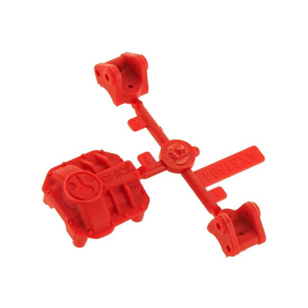 Axial Racing AR44 Differential Cover Link Mounts Red AXIC3384