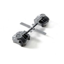 Axial Racing AR44 Differential Covers Silver AXI31641