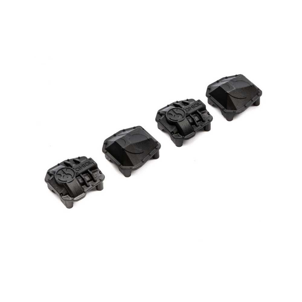 Axial Racing AR45P AR45 Differential Covers Black: SCX10 III AXI232044