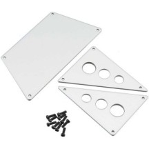 Axial Racing Ax30530 front skid plates alum silver AXIC0530