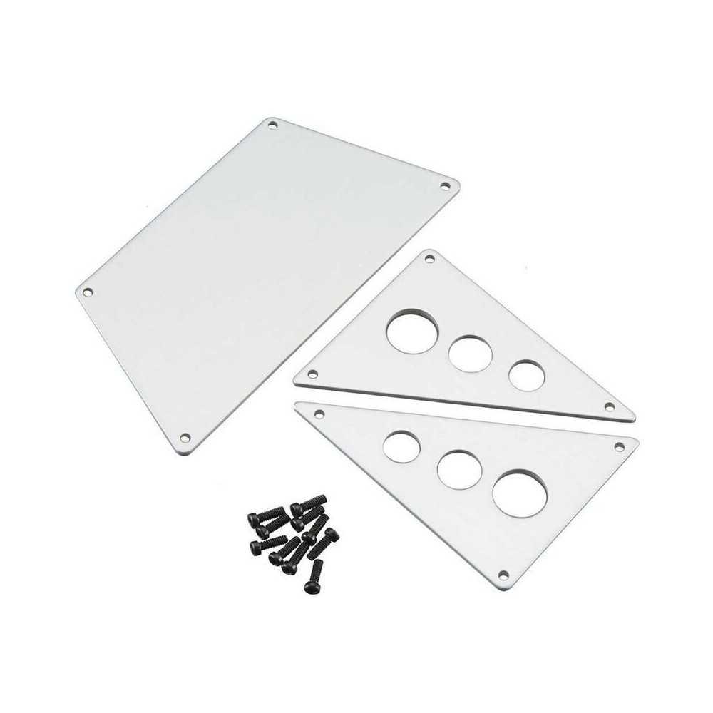 Axial Racing Ax30530 front skid plates alum silver AXIC0530 Axial Racing Ax30530 front skid plates alum silver AXIC0530