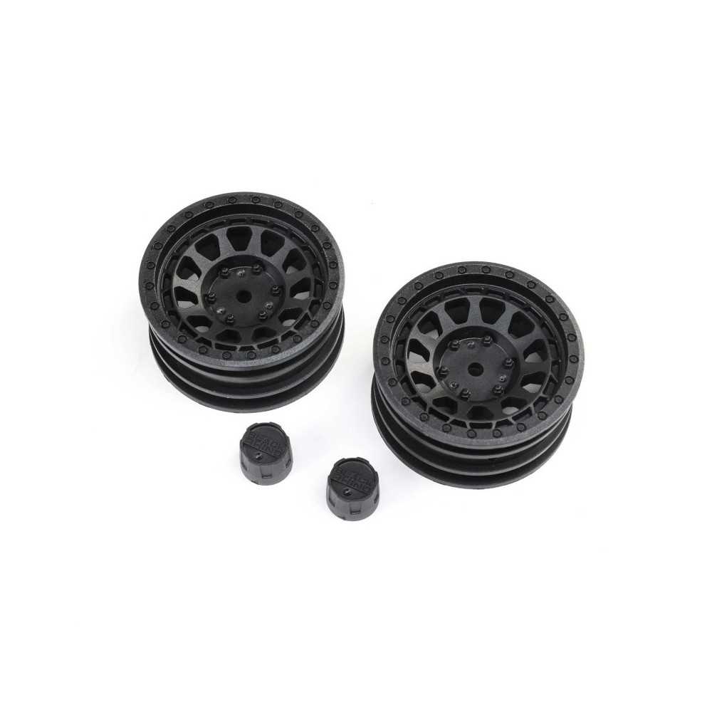 Axial Racing Black Rhino Primm 1.9 Wheels 12mm Hex Black 2 AXI43015