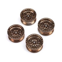 Axial Racing Black Rhino Wheel 1.0 7mm Hex 4: SCX24 AXI-1796