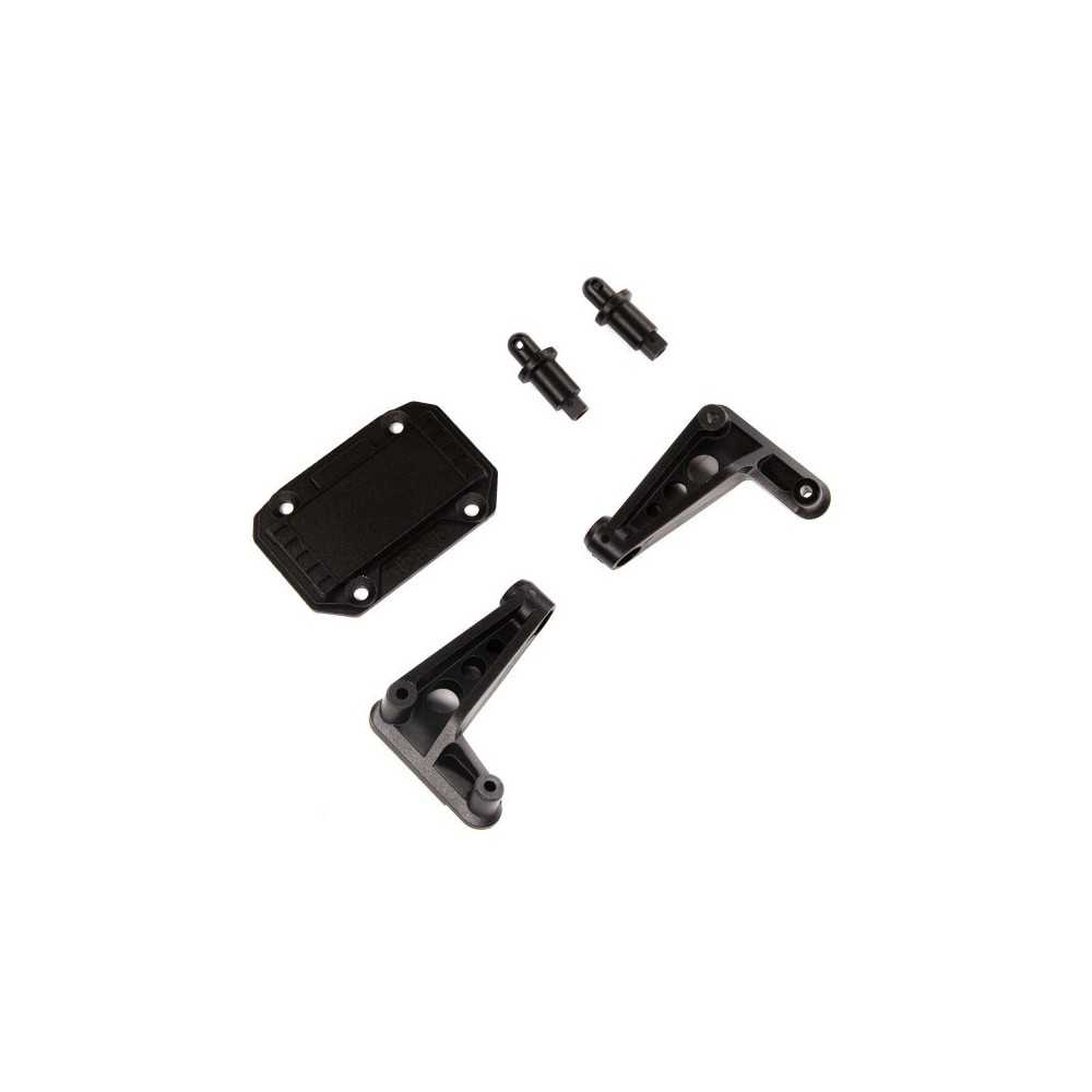 Axial Racing Body Mount Set Rear Jeep JLU: SCX10 III AXI230023