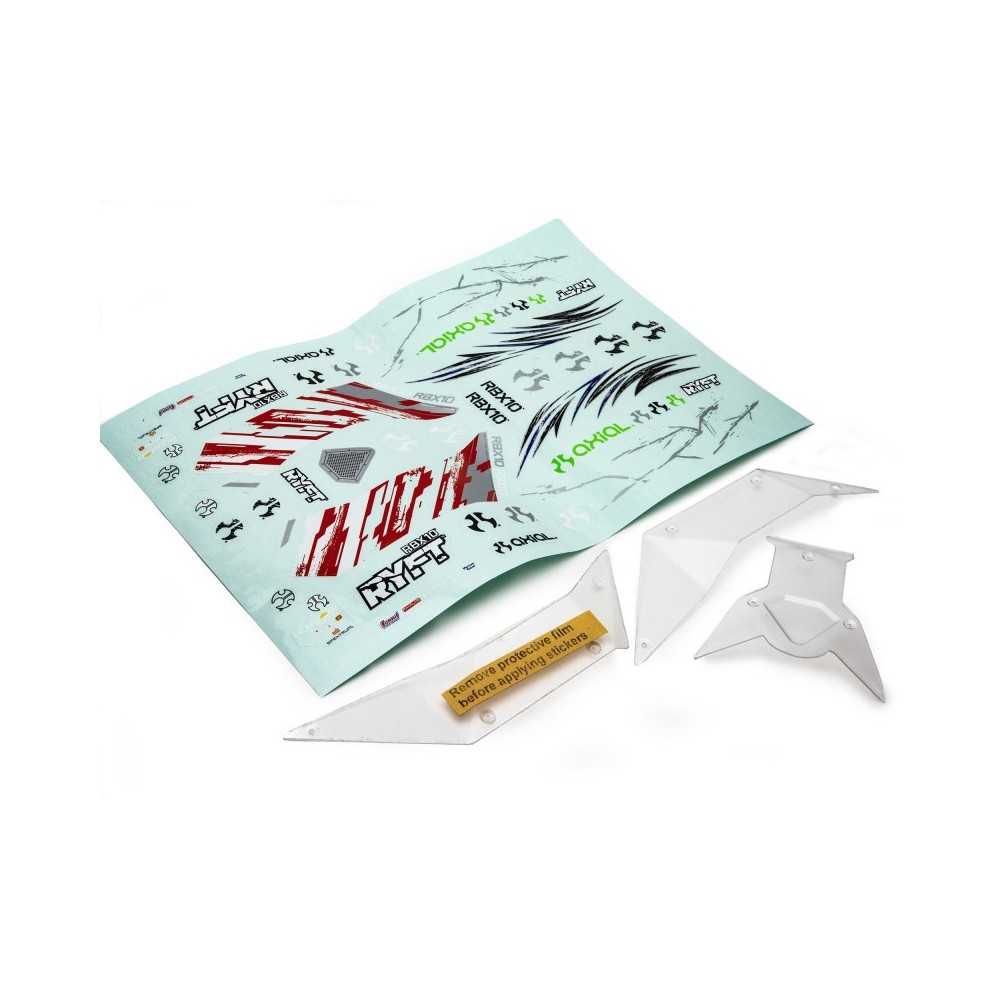 Axial Racing Body Panel Set Clear RBX10 AXI230032 Axial Racing Body Panel Set Clear RBX10 AXI230032