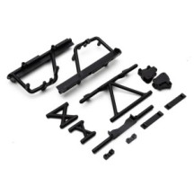 Soportes de bandeja de batería de jaula negros RBX10 Axial AXI231034