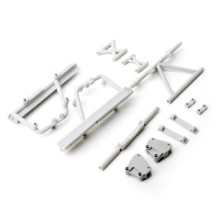 Axial Racing Cage Supports Battery Tray Gray RBX10 AXI231039