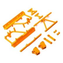 Axial Racing Cage Supports Battery Tray Orange RBX10 AXI231029