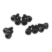 Tornillos de cabeza cilíndrica M3x6mm negros oxidados Axial AXIC0830