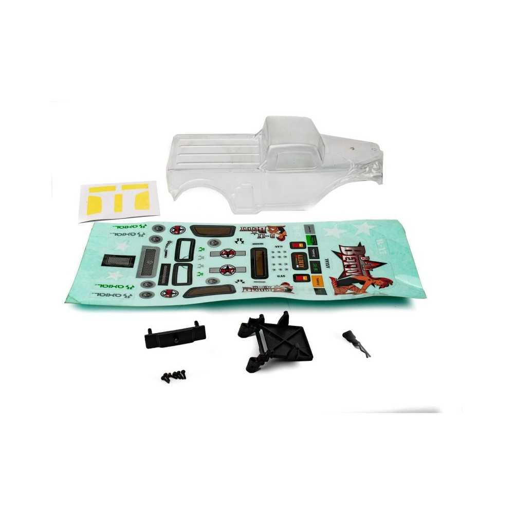 Axial Racing Clear Body Precut: SCX24 B-17 Betty AXI200003 Axial Racing Clear Body Precut: SCX24 B-17 Betty AXI200003