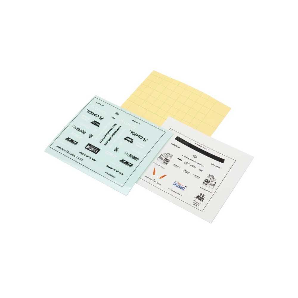 Axial Racing Decal Sheet: SCX24 Lexus GX 470 AXI-2342 Axial Racing Decal Sheet: SCX24 Lexus GX 470 AXI-2342