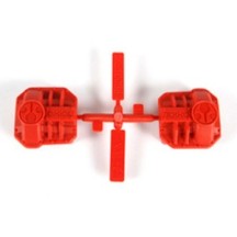 Axial Racing Differential Cover Red: AR44 SCX10 II AXIC1589