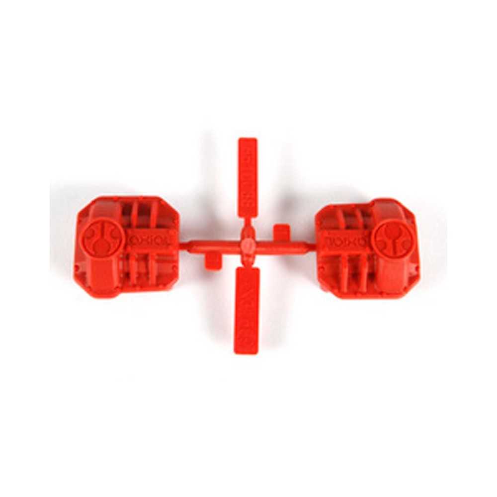 Axial Racing Differential Cover Red: AR44 SCX10 II AXIC1589