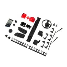 Piezas de detalle exterior de carrocería Jeep JLU para SCX10 III Racing Axial AXI230022