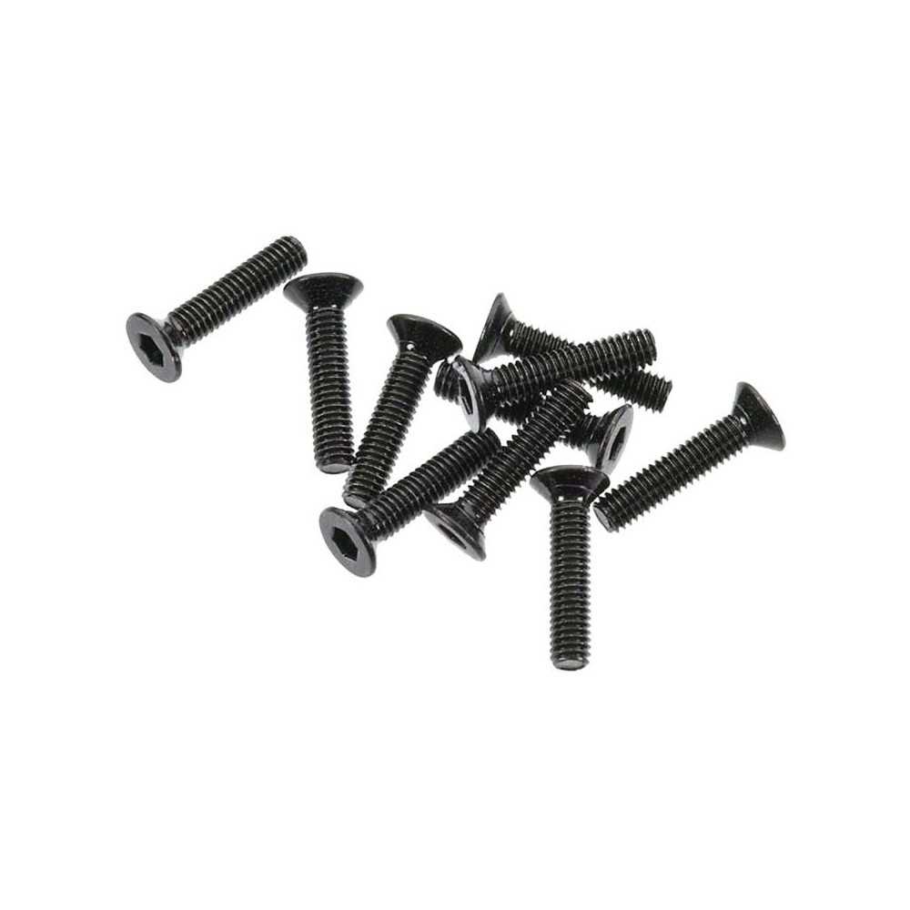 Axial Racing Flat Head Screw M2.6x12mm Black 10 AXIC1055 Axial Racing Flat Head Screw M2.6x12mm Black 10 AXIC1055