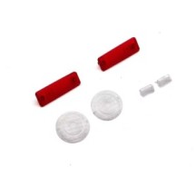 Axial Racing Headlight Tail Light Lense Early Bronco: SCX10 III AXI230035