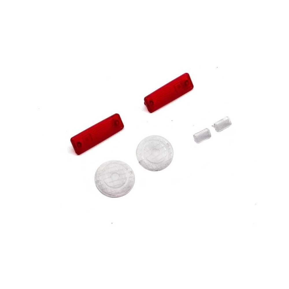 Axial Racing Headlight Tail Light Lense Early Bronco: SCX10 III AXI230035 Axial Racing Headlight Tail Light Lense Early Bronco: SCX10 III AXI230035