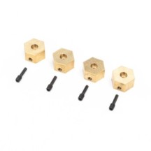 Axial Racing Hex Hubs Brass 7g: UTB18 4 AXI312005