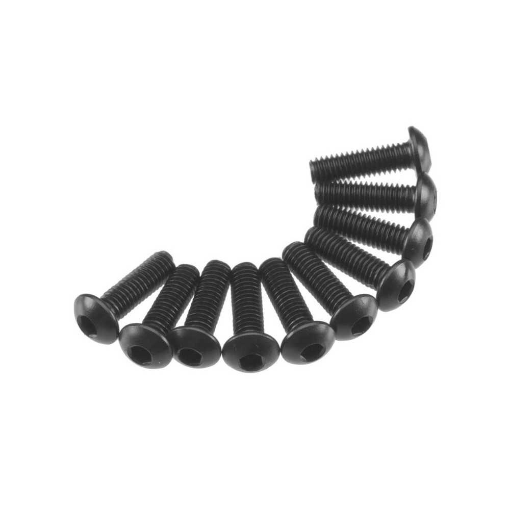 Axial Racing Hex Socket Button Head M3x10mm Black 10 AXIC0115 Axial Racing Hex Socket Button Head M3x10mm Black 10 AXIC0115