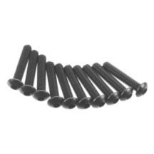 Tornillos de cabeza redonda con hexágono interior negros M3x15mm Axial AXIC0117