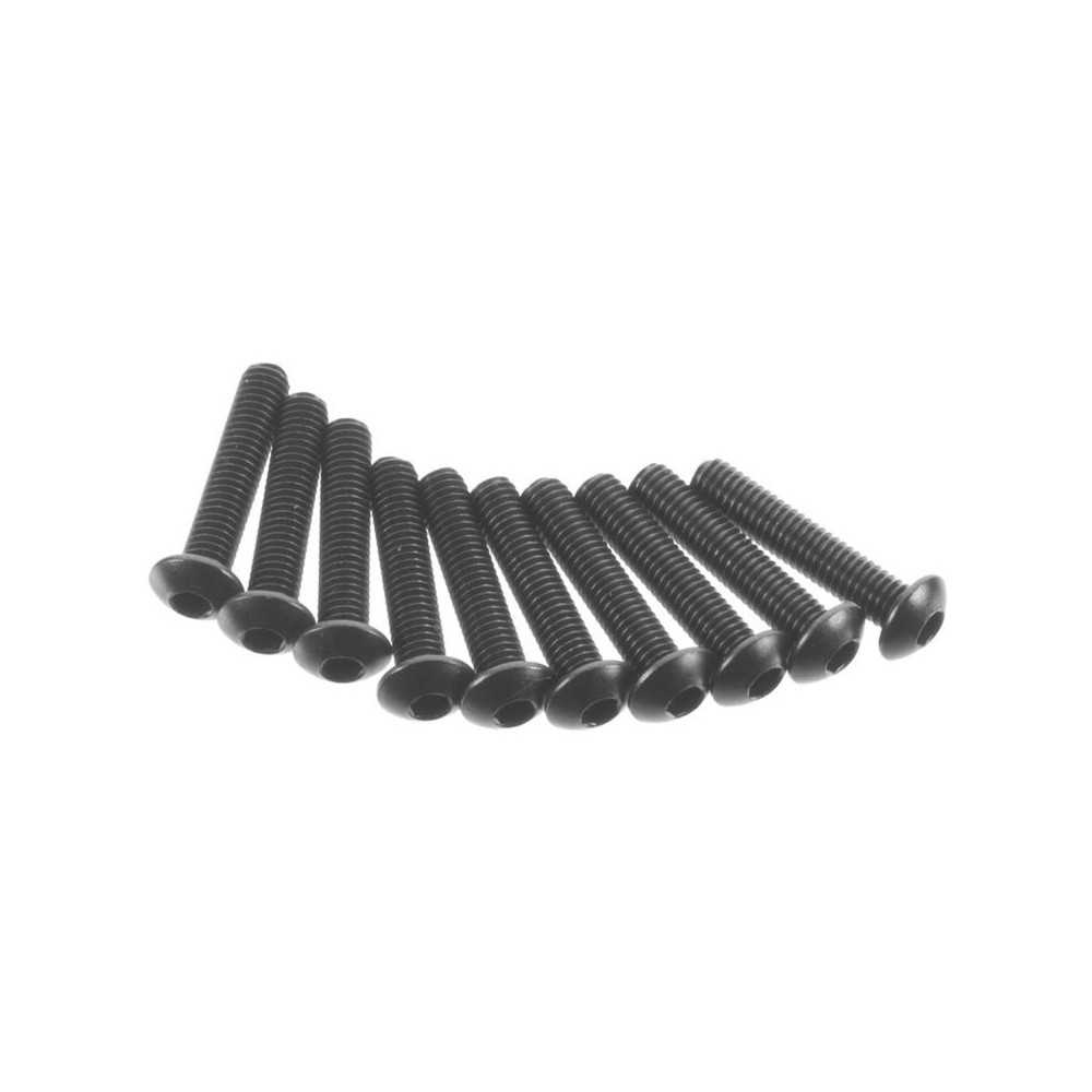 Axial Racing Hex Socket Button Head M3x15mm Black 10 AXIC0117 Axial Racing Hex Socket Button Head M3x15mm Black 10 AXIC0117