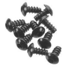 Axial Racing Hex Socket Button Head M3x6mm Black 10 AXIC0433