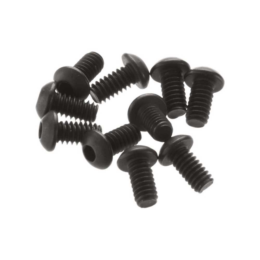 Axial Racing Hex Socket Button Head Screw M2x4mm Black 10 AXIC1146