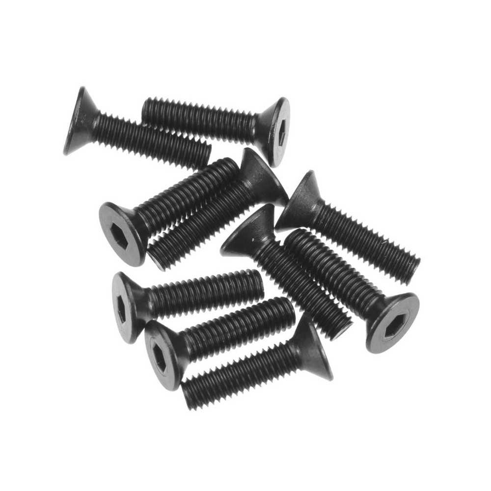 Axial Racing Hex Socket Flat Head M3x12mm Black 10 AXIC0146 Axial Racing Hex Socket Flat Head M3x12mm Black 10 AXIC0146