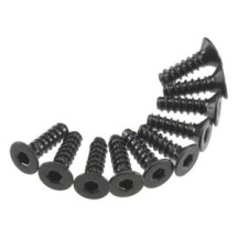 Axial Racing Hex Socket Tap Flat Head M3x10mm Black 10 AXIC0128