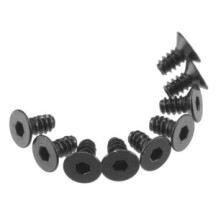 Axial Racing Hex Socket Tap Flat Head M3x6mm Black 10 AXIC0126