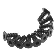 Axial Racing Hex Socket Tap Flat Head M3x8mm Black 10 AXIC0127