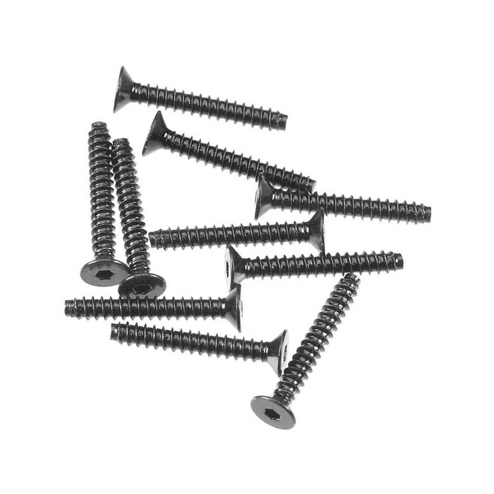 Axial Racing Hex Socket Tapping Flat Head Blk M2.6x18mm10 AXIC0416