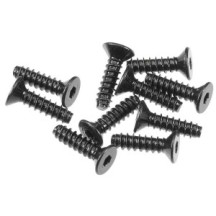 Axial Racing Hex Socket Tapping Flat Head M2.6x10mm Black 10 AXIC0004