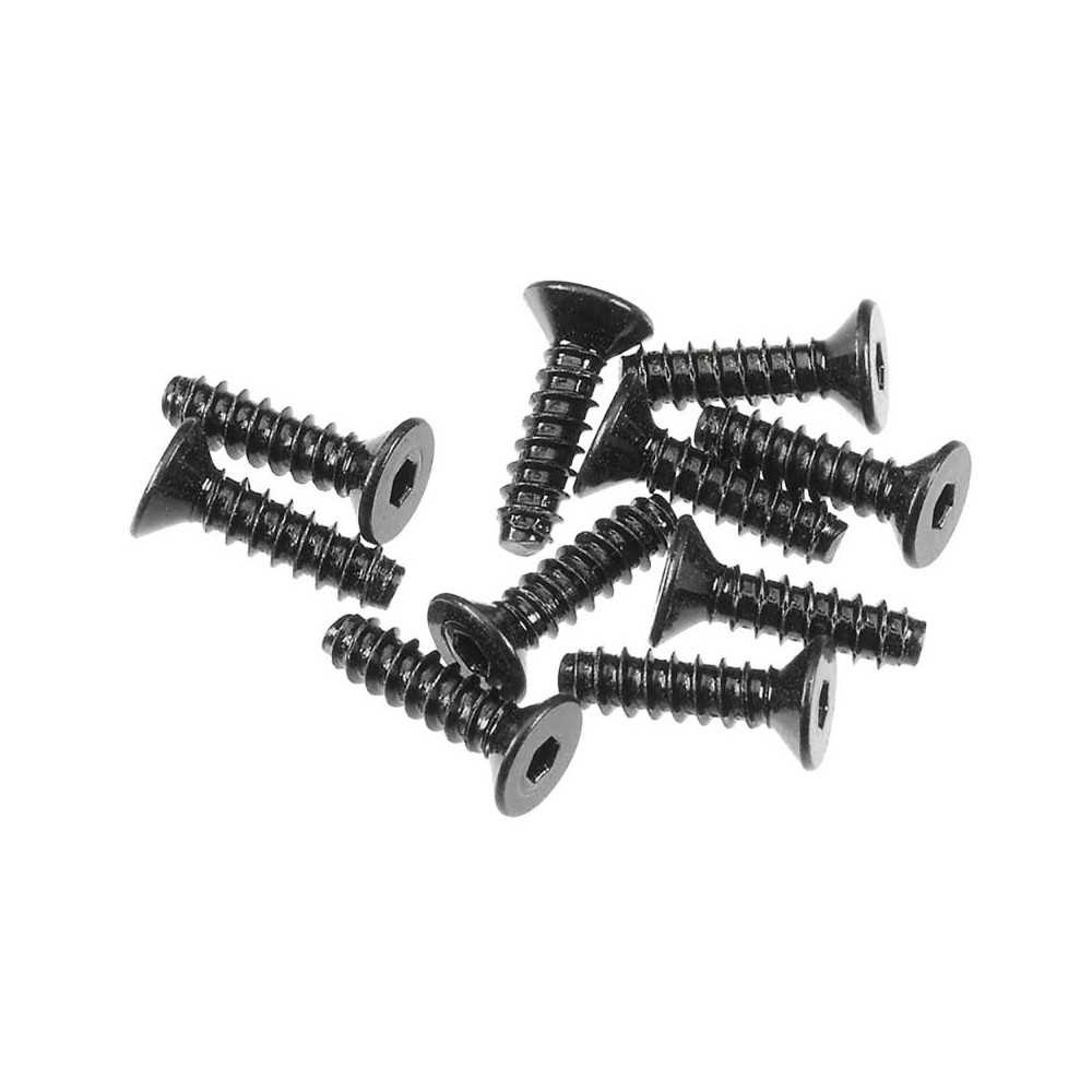 Axial Racing Hex Socket Tapping Flat Head M2.6x10mm Black 10 AXIC0004
