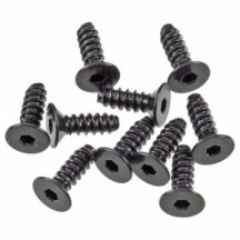 Axial Racing Hex Socket Tapping Flat Head M2.6x8mm Blk10 AXIC0008