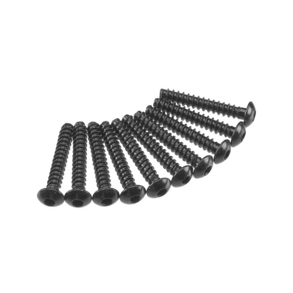 Axial Racing Hex Tap Button Head M3x18mm Black 10 AXIC0124 Axial Racing Hex Tap Button Head M3x18mm Black 10 AXIC0124