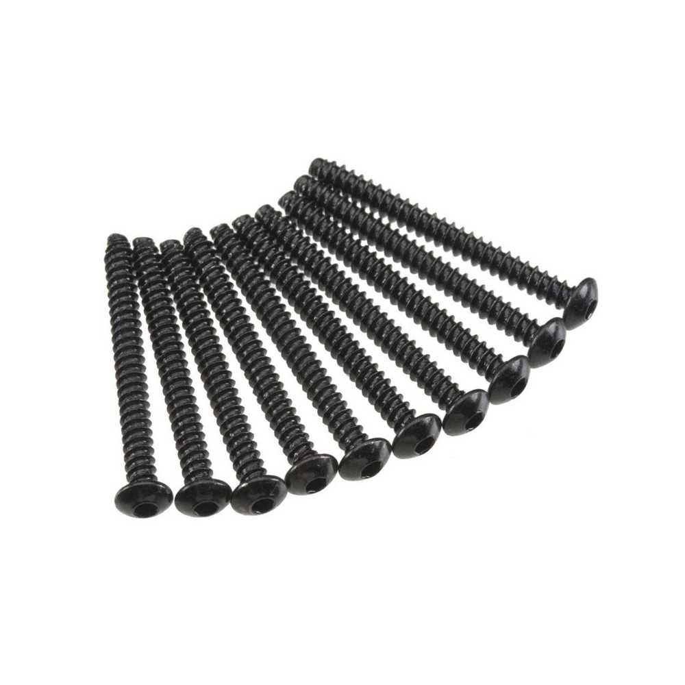 Axial Racing Hex Tap Button Head M3x30mm Black 10 AXIC0125