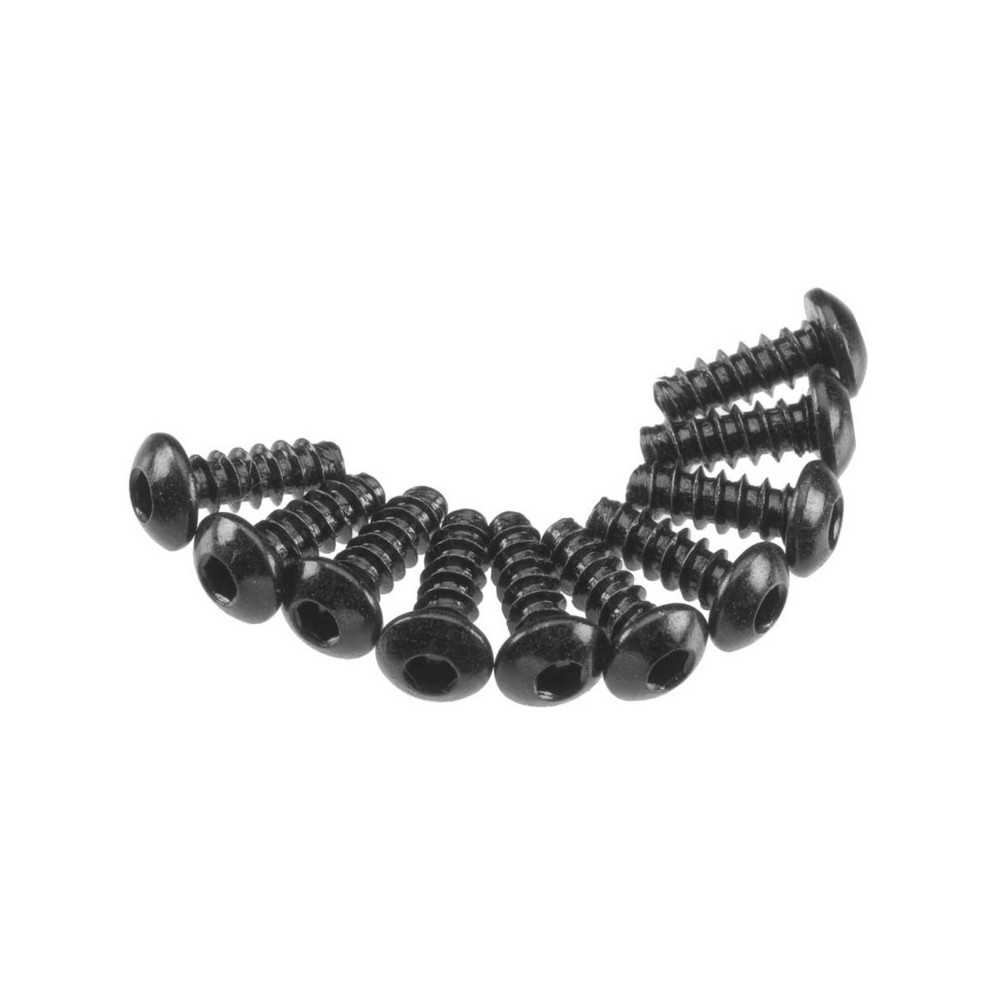 Axial Racing Hex Tap Button Head M3x8mm Black 10 AXIC0120