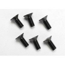 Traxxas Screws 4x10mm countersunk machine (hex drive) (6) TRX2535