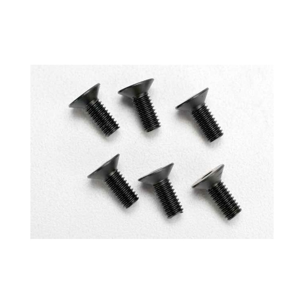 Traxxas Screws 4x10mm countersunk machine (hex drive) (6) TRX2535 Traxxas Screws 4x10mm countersunk machine (hex drive) (6) TRX2535